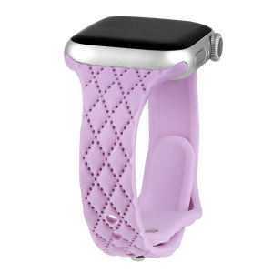 Women Slim Apple Watch Strap 40mm 44mm 42mm 38mm 41mm 45mm iWatch Ultra 49mm Silicone Band Series 12 11 10 9 8 7 6 5 4 3 2 1 Series SE Replacement Wristband