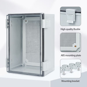 IP67 Waterproof Plastic Enclosure With Hasp Electrical Junction Box Outdoor Sealed Switch Power Case Distribution Boxes