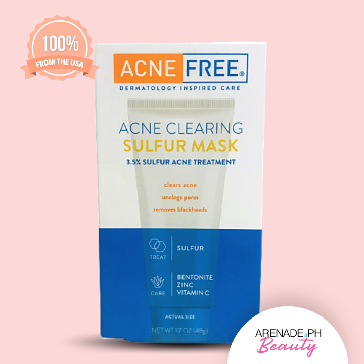 AcneFree Acne Clearing Sulfur Mask, 3.5 Sulfur Acne Treatment with