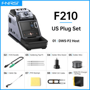 ⭐⭐⭐FNIRSI DWS-P2 Mini Portable Soldering Station 100W USB Type-C PD Soldering Iron Digital Fast Heating for Repair PCB SMD