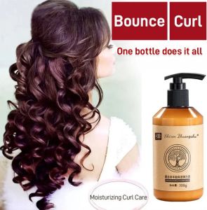 【🔥🔥Hot Sell】Curly Hair Cream Long-lasting Styling Moroccan Volume Moisturizing Elasticity Serum Enhances Waves Curls Moisturizing Defining Curly Enhancer
