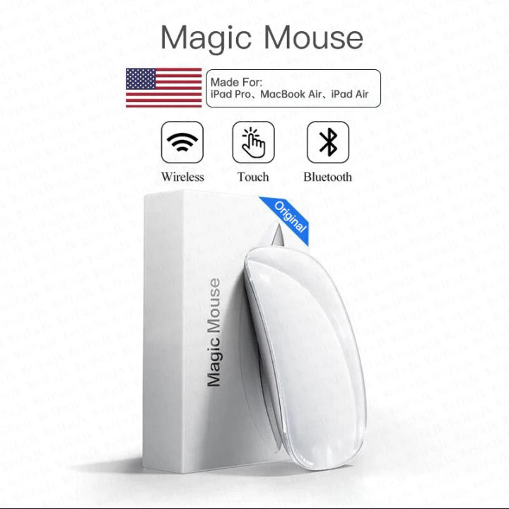 For Original Wireless Bluetooth Touch Magic Mouse For Pro AirLaptop ...
