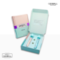 Cosball Before & After: Trial Pack 7-day All-in-One Anti-aging Skincare with Niacinamide + Collagen + Hyaluronic + Acid Aloe Vera. 