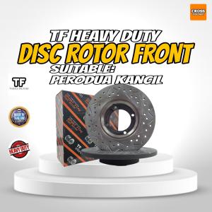 ORIGINAL TF THAILAND DRILLER & SLOTTED SPORT DISC ROTOR - PERODUA KANCIL (1PAIR / 1SET)