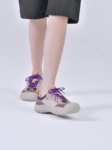 Giày đi bộ ngoài trời đi bộ đường dài giày mũi to đế dày dễ phối mẫu mới xuân hè cho nữ giày thể thao chống trượt nhẹ