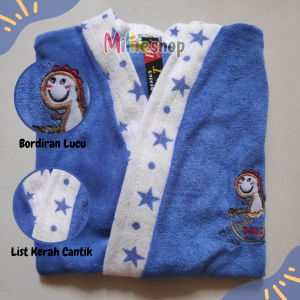 Kimono Handuk Anak Size M / 4-5 Tahun  / Jubah Mandi Anak  - Millieshop