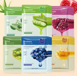 [BPOM] ELDORE BEAUTY MASKER FACIAL SHEET MASK MOISTURIZING MASKER WAJAH MASKER MENCERAHKAN WAJAH