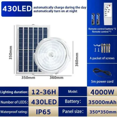 solar indoor ceiling light solar ceiling light solar Waterproof Ceiling Light 2000W solar light led indoor ceiling light solar light indoor Solar Waterproof Solar Ceiling Lights Remote control 太阳能吸顶灯