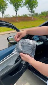 Car Mesh Sunshade Suction Cup Side Window Black Mesh Sunshade Curtain Summer Sun Protection Heat Insulation Sunshade Board