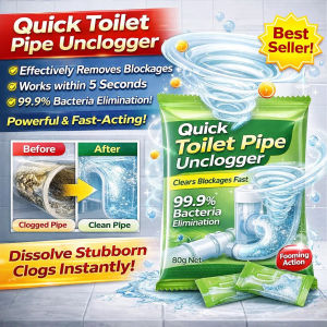 Effective Drain Cleaner Fast Acting Clog Remover Odorless Foaming Formula Kitchen Bathroom Pipe Unblocker