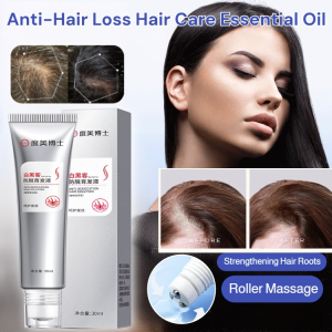 ✨Hot Sale✨Compact and convenient anti hair loss serum Anti-Hair Loss Roller Massage Hair Growth Serum Hair Loss Prevention Scalp Serum Strengthening Hair Root Rollerball Essence Easy Application Non Greasy Hair Growth Treatment