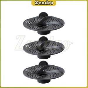 ZEO 3 Pcs/pack Hair Catcher  Anti-clog Bathroom Drain Filter Bathroom Swirl Floor Drain