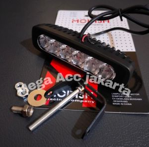 PROMO LAMPU TEMBAK 24VOLT 6 BAR 6 MATA LURUS WATERPROOF COCOK UNTUK SEMUA MOTOR MOBIL DLL
