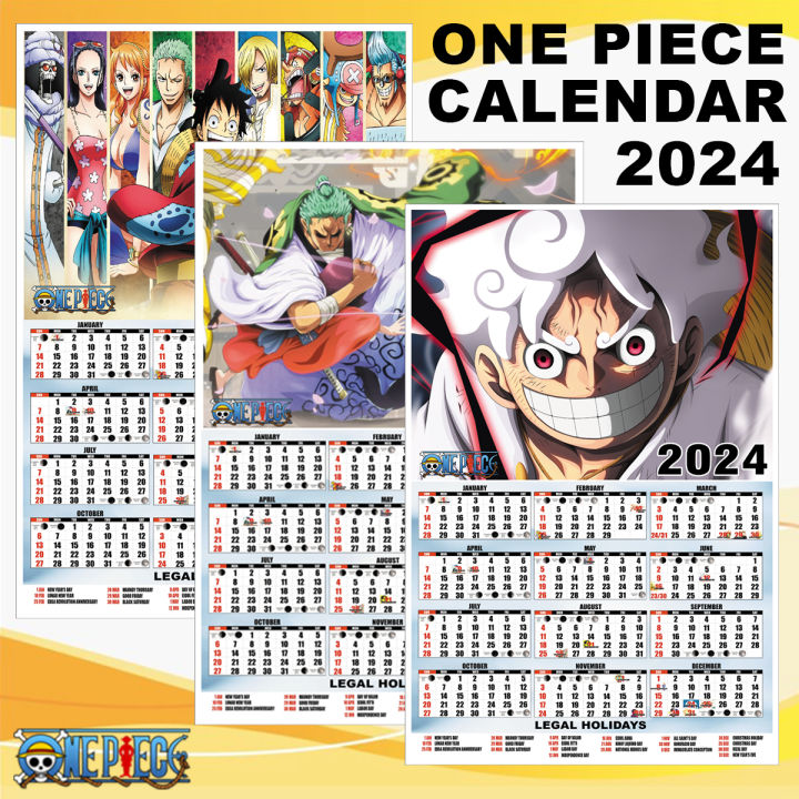 ONE PIECE Large Format 2024 Comic Calendar