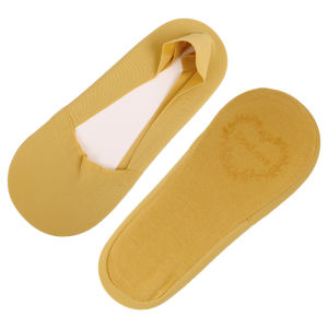 【small chrysanthemum】1Pairs Ice Silk Invisible Socks Anti Slip Summer Ultra-thin Women Socks Silicone Socks Breathable Shallow Mouth Socks Women