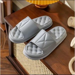 Simple Thick-Soled Womens Summer Outdoor Lightweight EVA Slippers Versatile Casual Couples Bathroom Slippers