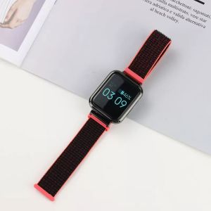 สายไนลอนสำหรับ Redmi Watch 2 Lite สายไนลอน Velcro เคสป้องกันโลหะสายรัดข้อมือไนลอนเปลี่ยนสายรัดข้อมือ