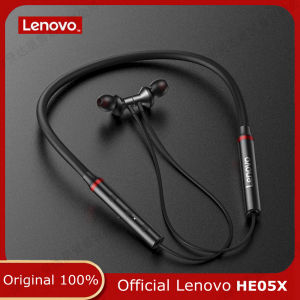 Tai Nghe Âm Thanh Nổi HIFI Lenovo HE05X Tai Nghe Không Dây Bluetooth 5.0 Tai Nghe Đeo Cổ Từ Tính Tai Nghe Thể Thao Chống Nước IPX5 Khử Tiếng Ồn Micrô. Chính Hãng 100%
