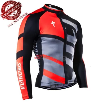Ship From KL Long Sleeve Cycling Jersey - JS942