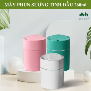 Máy Xông Tinh Dầu Mini Cho Phòng Ngủ Humidifier 220ml Máy Khuếch Tán Tinh Dầu Phun Sương Tỏa Hương Đuổi Muỗi & Côn Trùng
