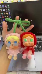 Búp bê nhồi bông hình trái cherry dễ thương mới phong cách elip cặp song sinh đang khóc tình yêu Chúa dòng nước mắt búp bê nhồi bông trái cherry elip ngọt ngào cùng nhau