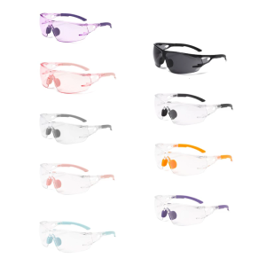Eye Protective Eyewears For Cycling Construction And Lab Environment Wind Sand Splash Resistant PC Lens Design Glasses