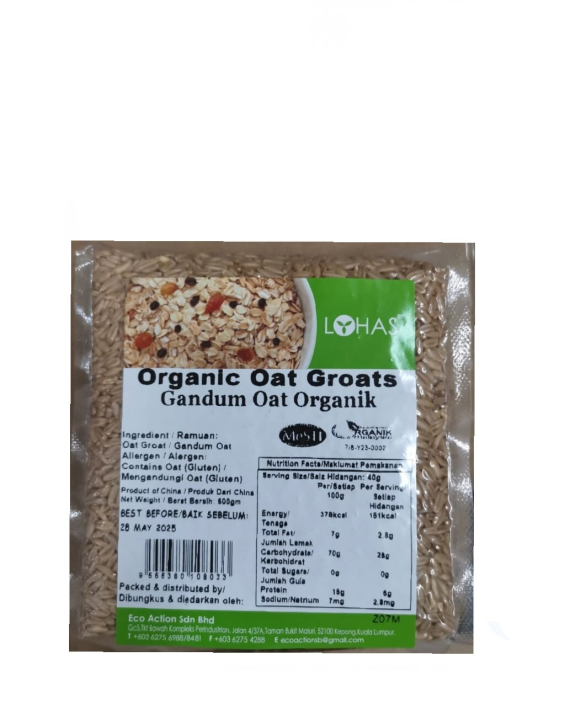 Lohas Organic Oat Groat 500g | Lazada