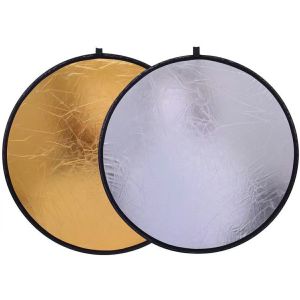 Tấm hắt sáng tròn 2 mặt đầy đủ kích thước 2 trong 1 vàng bạc GA625