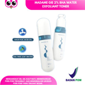 MADAME GIE 2% BHA WATER EXFOLIANT TONER CLEANSER PEMBERSIH WAJAH