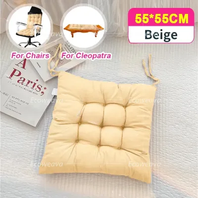 Chair Cushion Sofa Cushion Soft Foldable Pearl Cotton Comfortable Seat Mat Breathable Bed Mattress 3 inchs Thickened Solid Wood Sofa Cushion Four Seasons General Long Strip Pad Soft Comfortable cotton non-slip mat Three-seat
