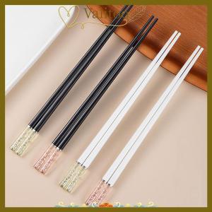 [Valitoo] Amber Cherry Blossom Alloy Chopsticks Chinese Chopsticks Reusable Tableware