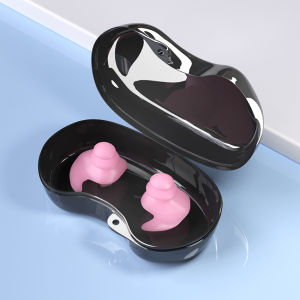 คลิปบีบจมูก Nose Clip ที่อุดหูว่ายน้ำ ที่อุดหูซิลิโคน ที่หนีบจมูก จุกอุดหูว่ายน้ำ ใส่หูสําหรับว่ายน้ำ คลิปบีบซิลิโคน+ที่อุดหู พร้อมกล่อง