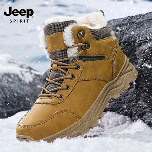 JEEP SPIRIT 1941 ESTD Outdoor Cotton Shoes Plus Size Snow Boots