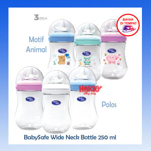 Baby Safe Botol Susu 250ml Wide Neck Milk Bottle