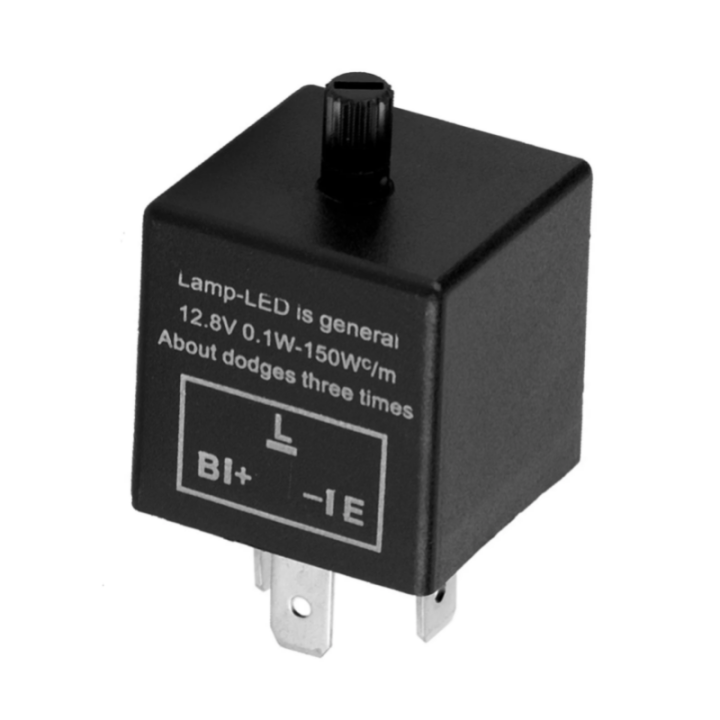 1Pc 12V 3 Pin LED Adjustable Flasher Relay Turn Signal Indicator 1pc-12v-3-pin-led-adjustable-flasher-relay-turn-signal-indicator