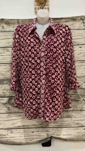 Áo sơ mi ren thun lưới 50-65 kí