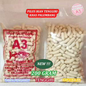 PILUS IKAN TENGGIRI  SNACK KERUPUK IKAN TENGGIRI KRUPUK TENGGIRI KHAS PALEMBANG 200 GR