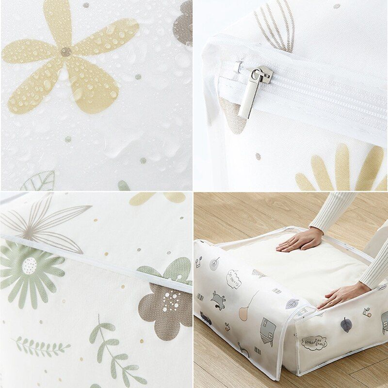 Waterproof Soft Storage Box, Household Quilt Clothes Organizer Storage Bag
_voghion.com
