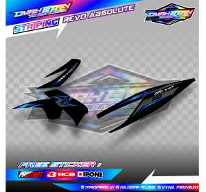 STRIPING VARIASI HONDA REVO ABSOLUTE / STICKER LIST VARIASI MOTOR HONDA REVO ABSOLUTE