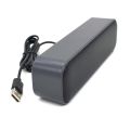 USB Powered Soundbar Desktop Speaker Wired Computer Sound Box for TV Desktop Laptop Computer with Two Subwoofers. 