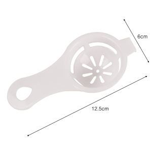 【On Sale】10Pcs Egg White Separator Colander Plastic Hand Held Egg Separator Egg Liquid Filter