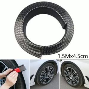psfw Protector Fender Flare Trim For Most Cars trucks 150cm*4.5cm 1pcs Wheel 1.5M Arch Decor Eyebrow PVC Decoration Z1H5K
