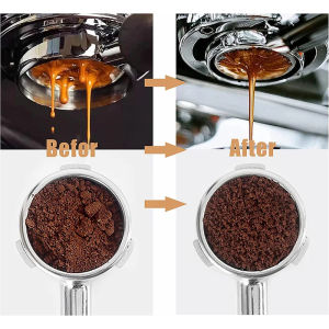 Stainless Steel Needle Coffee Tamper Needles Distributor Wood HandleEspressoCoffeePowderLevelerTools
