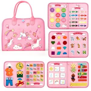 Lion Busy Board Montessori Toy Early Education Toy Learning Board Activity Busy Book Sensory Toy