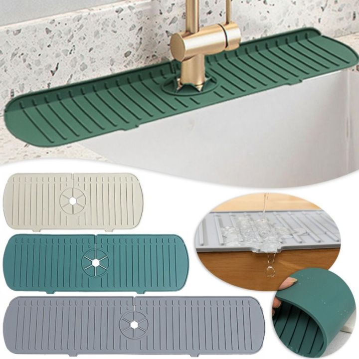 KENJE Kitchen Bathroom Water Catcher Draining Pad Countertop Protector ...