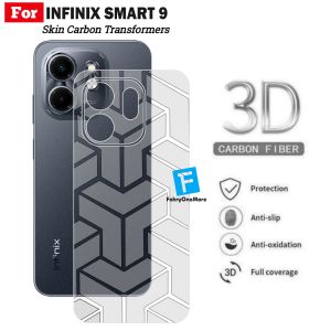 Skin Carbon Infinix Smart 9 Garskin Motif Transformers Pelindung Belakang