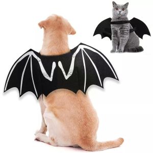 LUCKY CLAW halloween dog clothes halloween dog accessories Strap Adjustable Cosplay For Small Animals Christmas Dress Up Cat Halloween Supplies Pet Bat Wing Pet Clothes Pet Accessorie