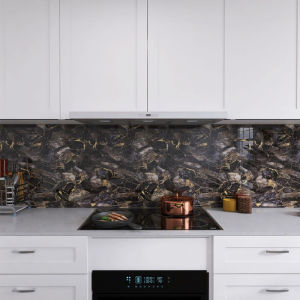 60cm*1M/3M/5M kitchen oil-proof sticker marble pattern wallpaper suitable for wardrobes/Kitchen cabinets/Bathroom