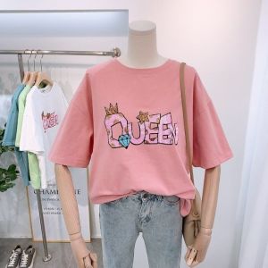 KDAShop  เสื้อยืดสายชิว 🍀ปักลายฟรุ้งฟริ้ง น่ารัก🔥 แหวกแนวใส่กับกางเกงขายาวดูดีสุดๆ🐾