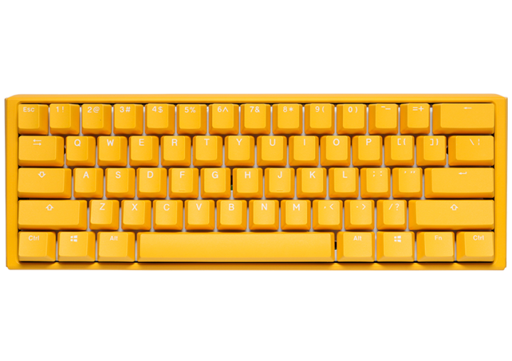 # Ducky One 3 Mini Yellow - 60% Hotswap RGB Double Shot PBT QUACK ...